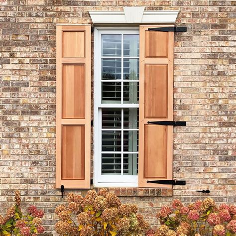 rustic wooden shutters